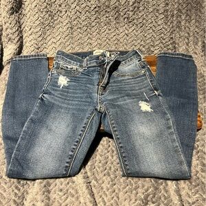 Jordache Girls 7 SLIM Distressed Jeans